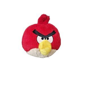 Angry Birds Plush Terence Red Plush Toy 6" NO SOUND Commonwealth Toys